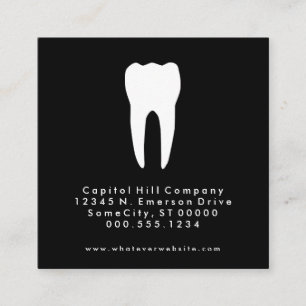 square dentist appointment reminder card