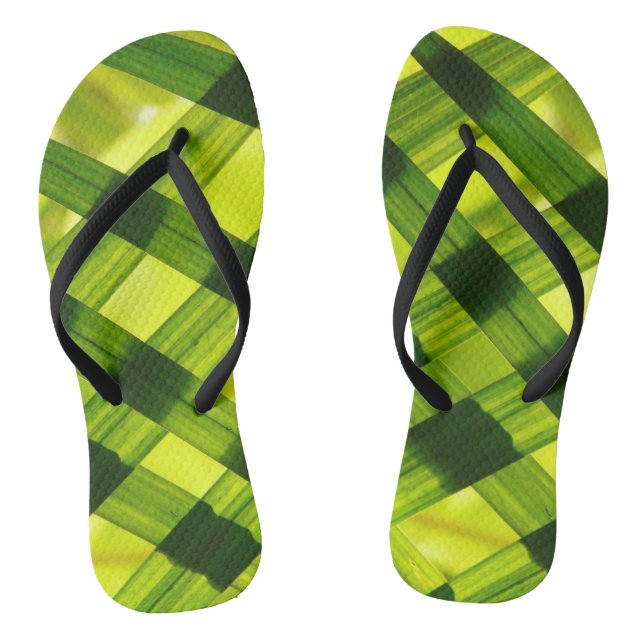 Square design  thongs (Footbed)