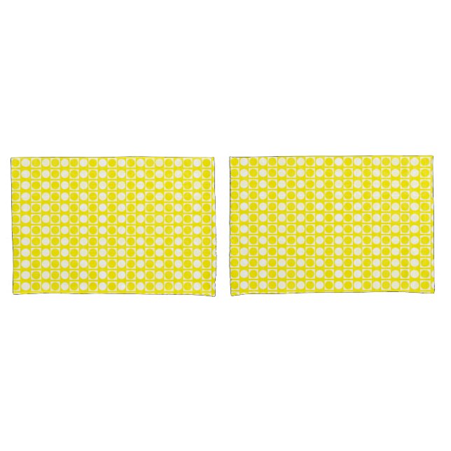 Square Dot Custom Pattern Pillowcase (Front-Set)