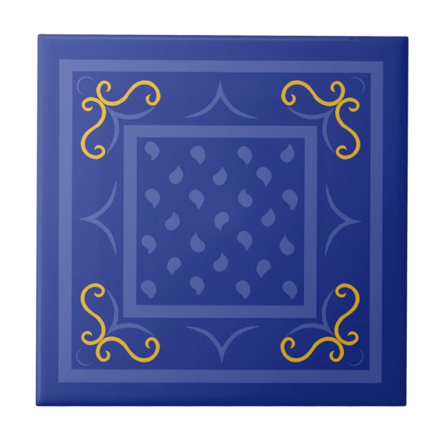 Square Drops Tile (Front)
