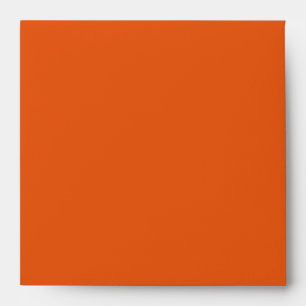 Square Envelope Thanksgiving Orange