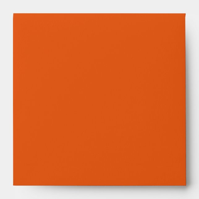 Square Envelope Thanksgiving Orange (Front)