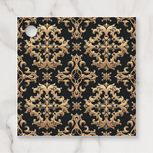  Square Favour Tags (Front)