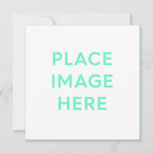 Square Flat Holiday Card, Size: 5.25" x 5.25" Card