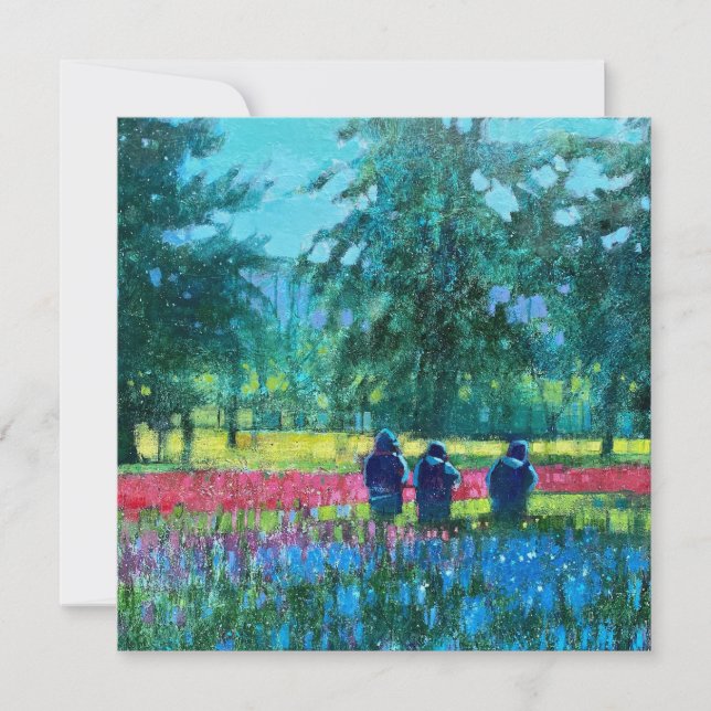 Square Flat  Note Card (Front)