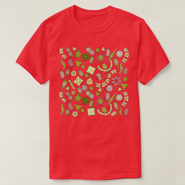 SQUARE for pillows travel mugs etc Yet more diatom T-Shirt (Design Front)