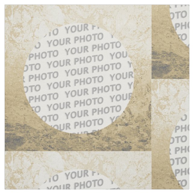 Square Frame splatter VI + your photo Fabric (Swatch)