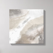 Square Grey Beige Minimalist Modern Abstract