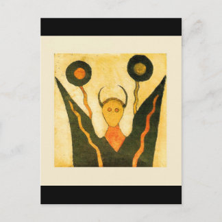 Square Hand Drum Native American Ceremonial Postcard