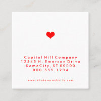square heart appointment reminder