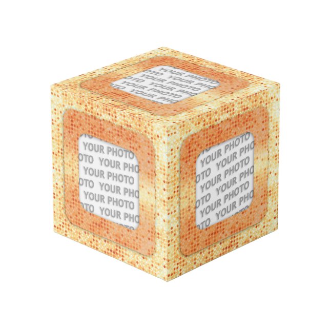 Square in Square Frame dots 1 + your photo (Front Angled)