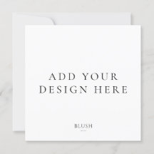 Square Invitation Card Printing