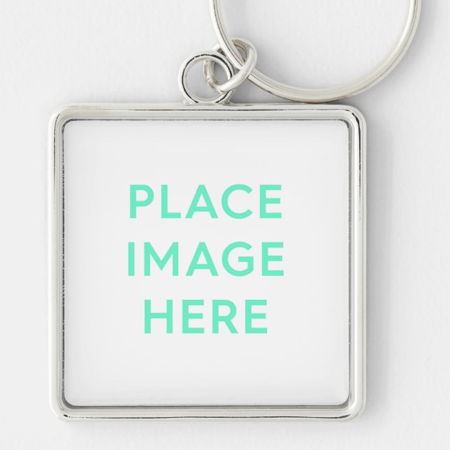 Square Keychain - Souvenir Gift Design (Front)