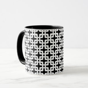 Square Knot Pattern Mug