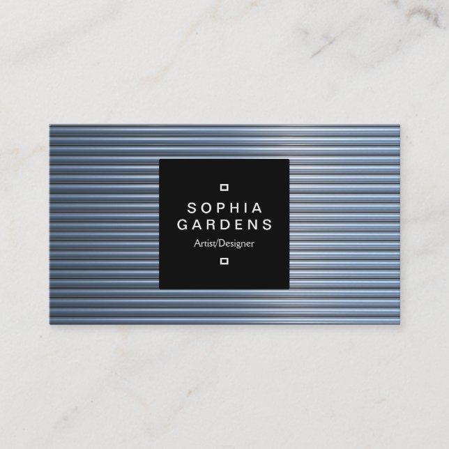 Square Label 01a - Chrome Tubes Business Card (Front)