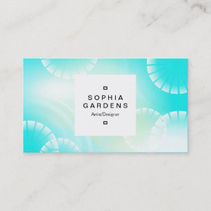 Square Label 03a - Abstract 01 Business Card