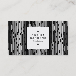 Square Label 03a - Abstract 100216 Business Card