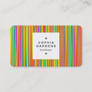 Square Label 03a - Abstract 120716(010) Business Card