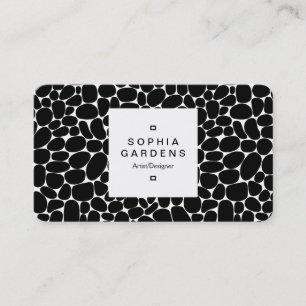 Square Label 03a - Abstract 160417 Business Card