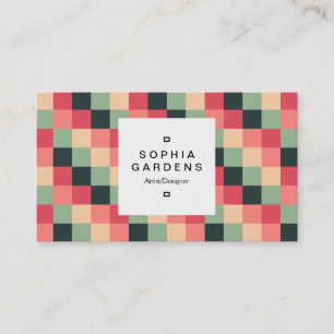 Square Label 03a - Colour Squares 015 Business Card