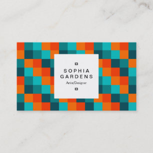 Square Label 03a - Colour Squares 01 Business Card