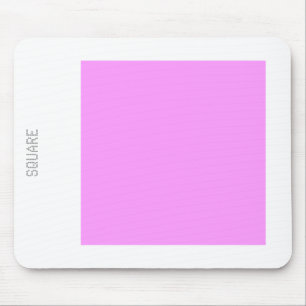 Square - Lt Violet and White Mouse Pad