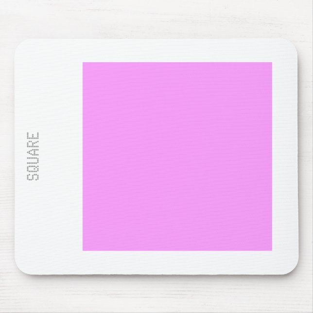 Square - Lt Violet and White Mouse Pad (Front)