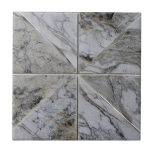 Square marble grey white ceramic tiles