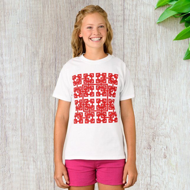 Square Mesh Girls T-Shirt (Creator Uploaded)