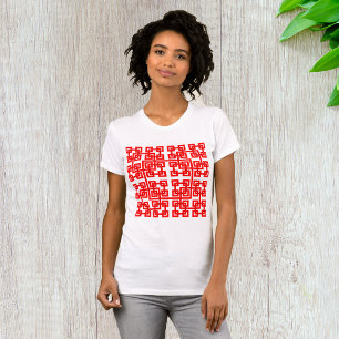 Square Mesh Womens T-Shirt