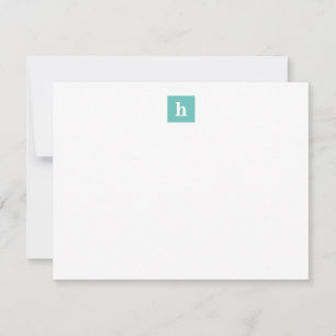 Square Monogram Card