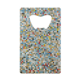 Square Mosaic Multi-coloured Tile Pattern (Photo)