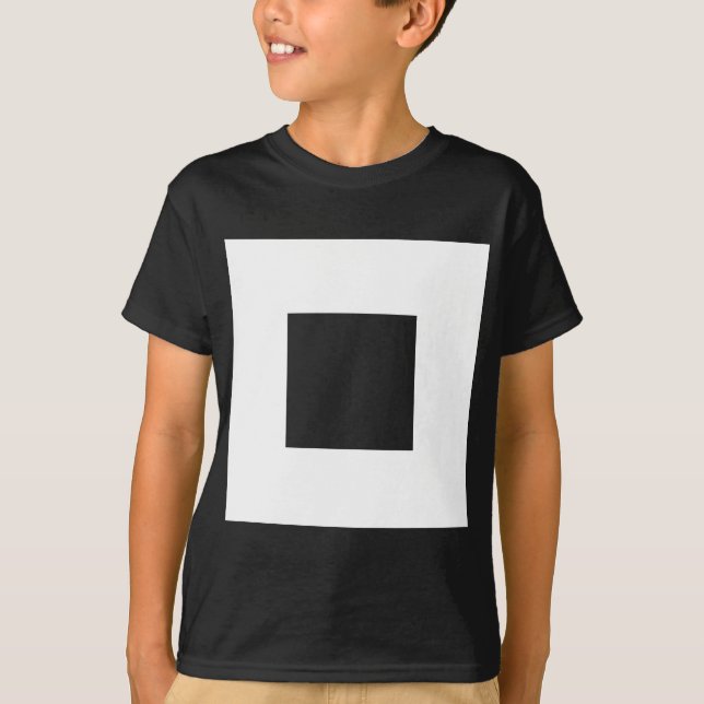 Square Motif T-Shirt (Front)