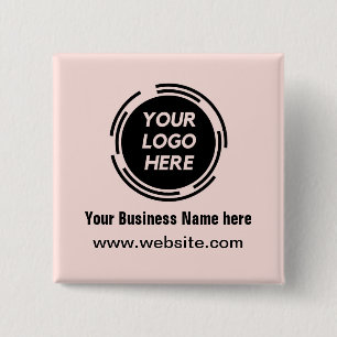 Square Name Business Logo Basic Employee Staff But 15 Cm Square Badge