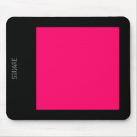 Square - Neon Red and Black