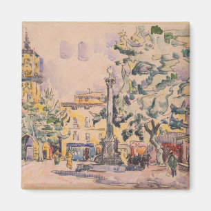 Square of the Hotel de Ville in Aix-en-Provence Magnet