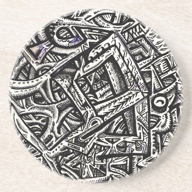 Square One, by Brian Benson Coaster (Front)