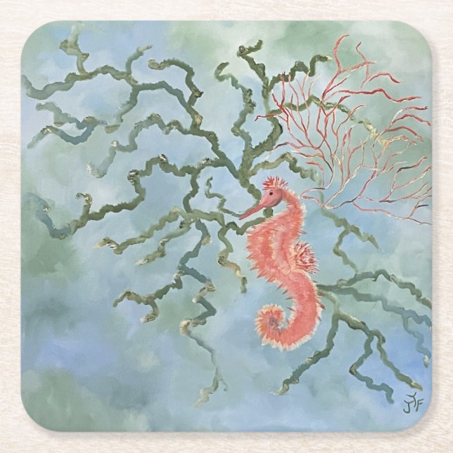 Square Paper Coaster  (Front)