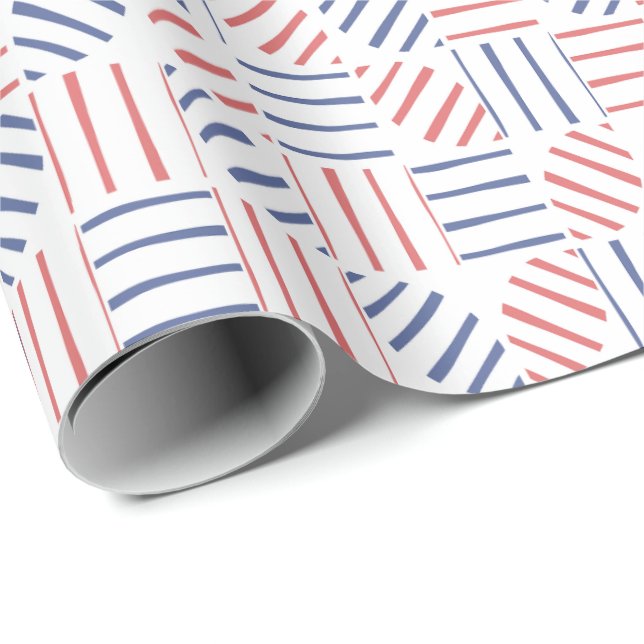 Square Patch Pattern Wrapping Paper (Roll Corner)