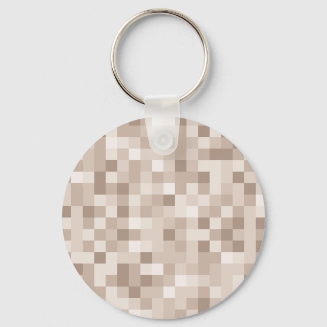 Square pattern key ring (Front)