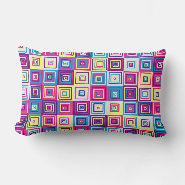 Square Pattern Lumbar Cushion (Front)