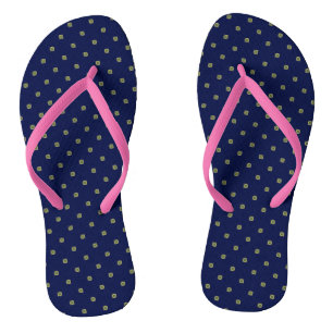 square pattern slip on shoes thongs