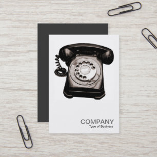Square Photo 0123 - Old Telephone II Business Card