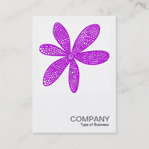 Square Photo 0209 - Pretty Flower - Purple Business Card