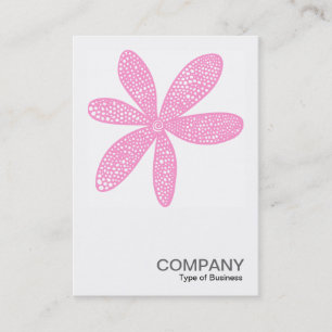 Square Photo 0211 - Pretty Flower - Pink Business Card