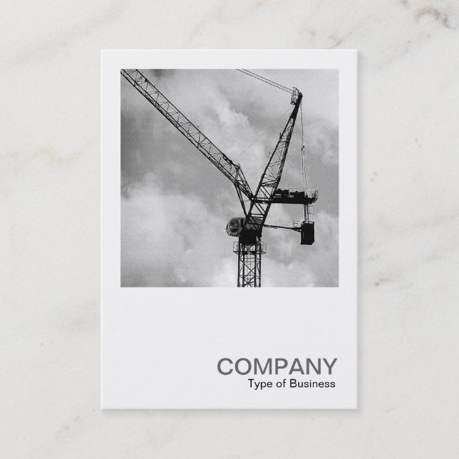 Square Photo 0247 - Tower Crane Business Card (Front)