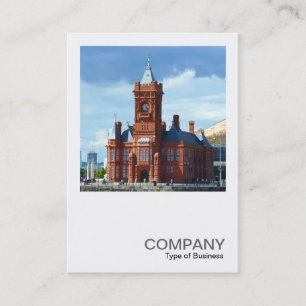 Square Photo 0256 - Pierhead Building Cardiff, Wal Business Card