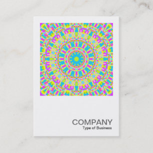 Square Photo 0271 - Colourful Kaleidoscope Business Card