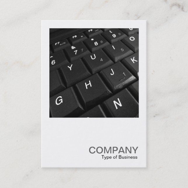Square Photo 0311 - Notebook Keyboard Business Card (Front)