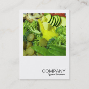 Square Photo 0379 - Stir-fry 01 Business Card